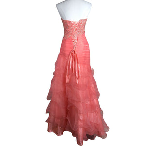 Naisten Dazzling - Iltapuku, koko 36 - Pinkki (3)