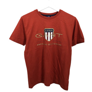 Unisex Gant - T-paita, koko 164 - 170 - Oranssi (1)