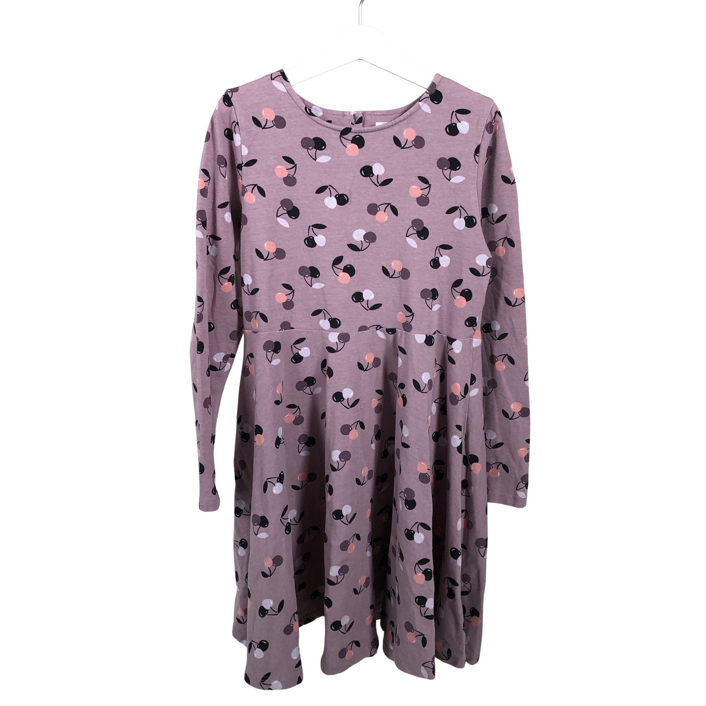 Tyttöjen Polarn O. Pyret - Trikoomekko, koko 128 - 134 - Violetti (1)
