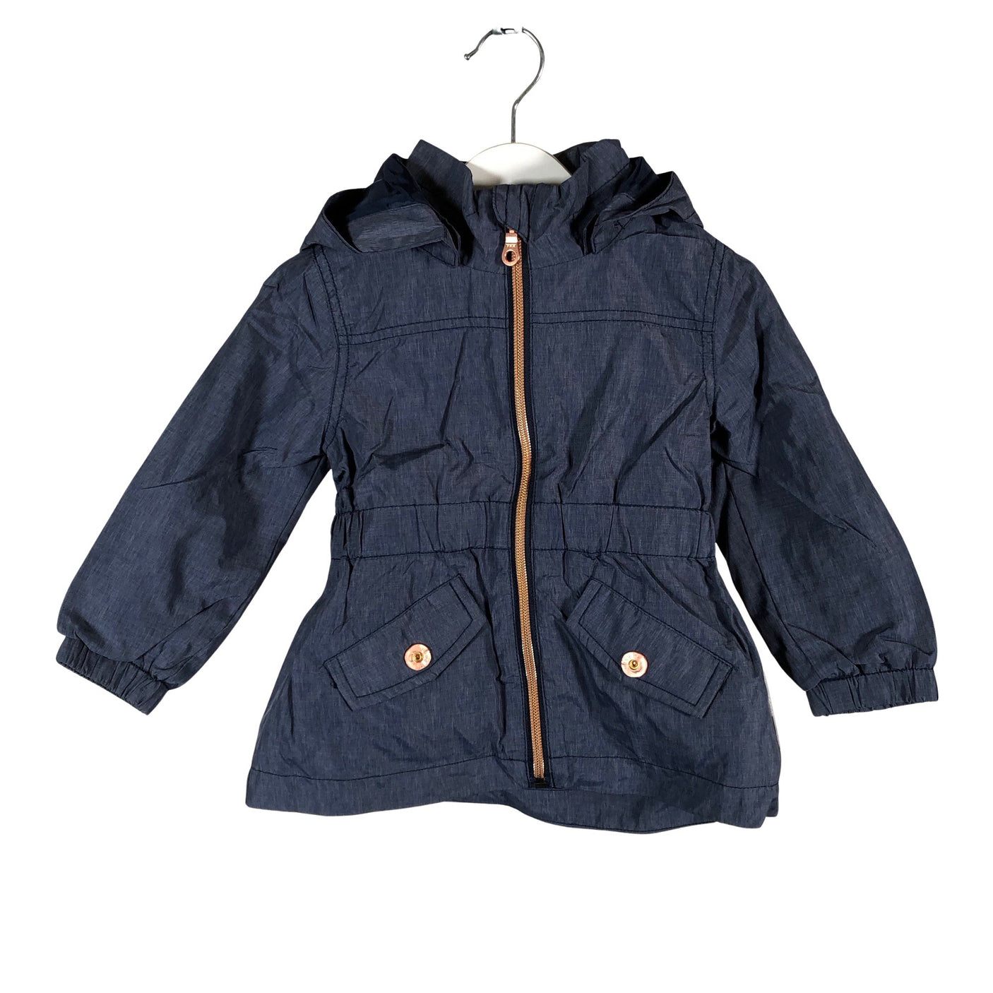 Tyttöjen Name It - Välikausitakki, koko 80 - 86 - Valkoinen (1)