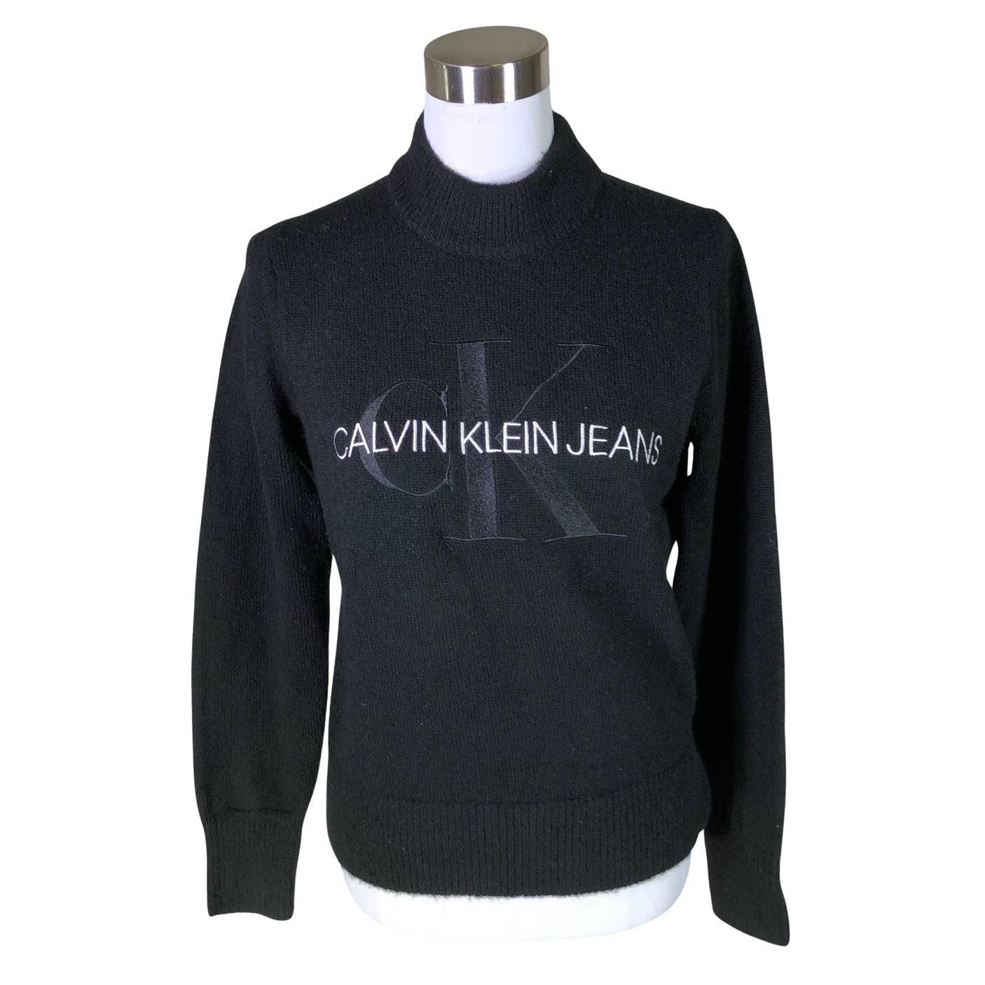 Naisten Calvin Klein Jeans - Neulepaita, koko 38 - Musta (1)