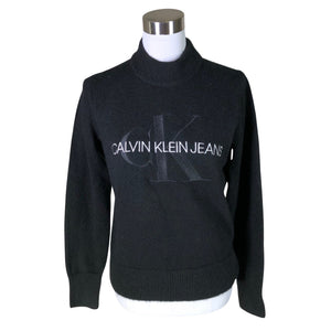 Naisten Calvin Klein Jeans - Neulepaita, koko 38 - Musta (1)