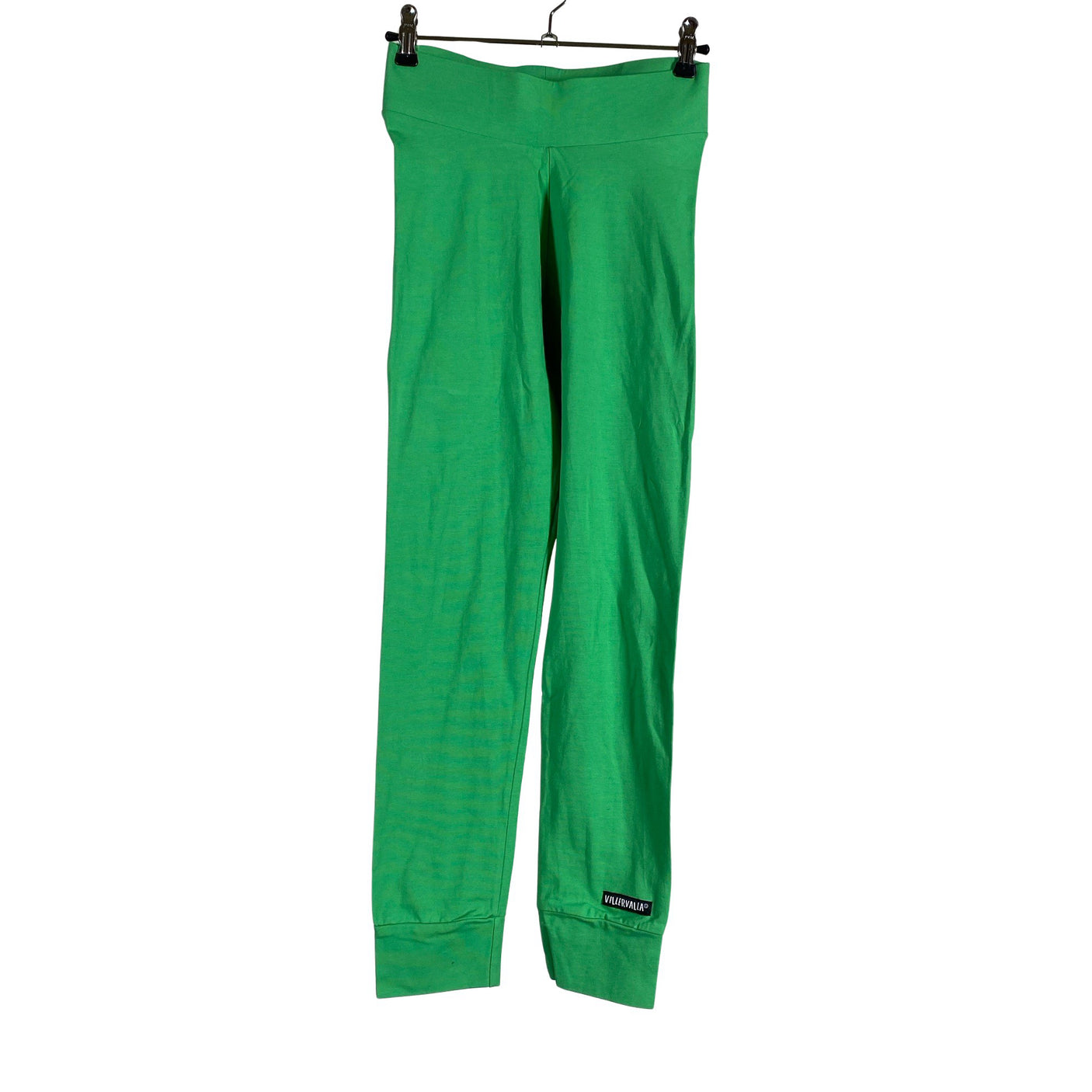 Unisex Villervalla - Tricot pants, size 140 - 146 - Green