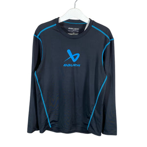 Unisex Bauer - Urheilupaita, pitkät hihat, koko 140 - 146 - Musta (1)