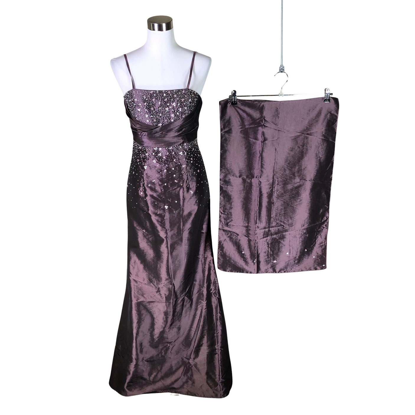Naisten Handmade - Iltapuku, koko 34 - Violetti (1)
