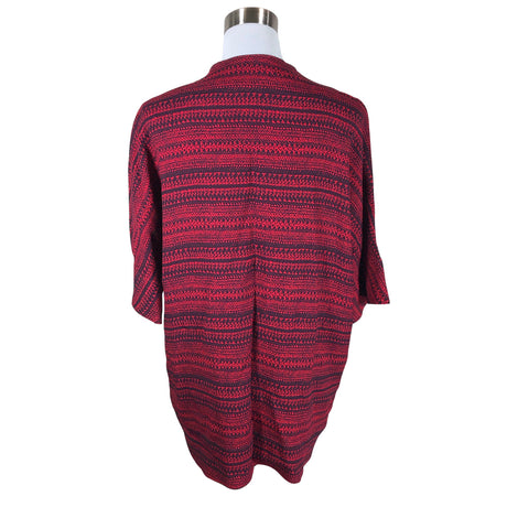 Naisten Marimekko - Sifonkitunika, koko 36 - Viininpunainen (2)