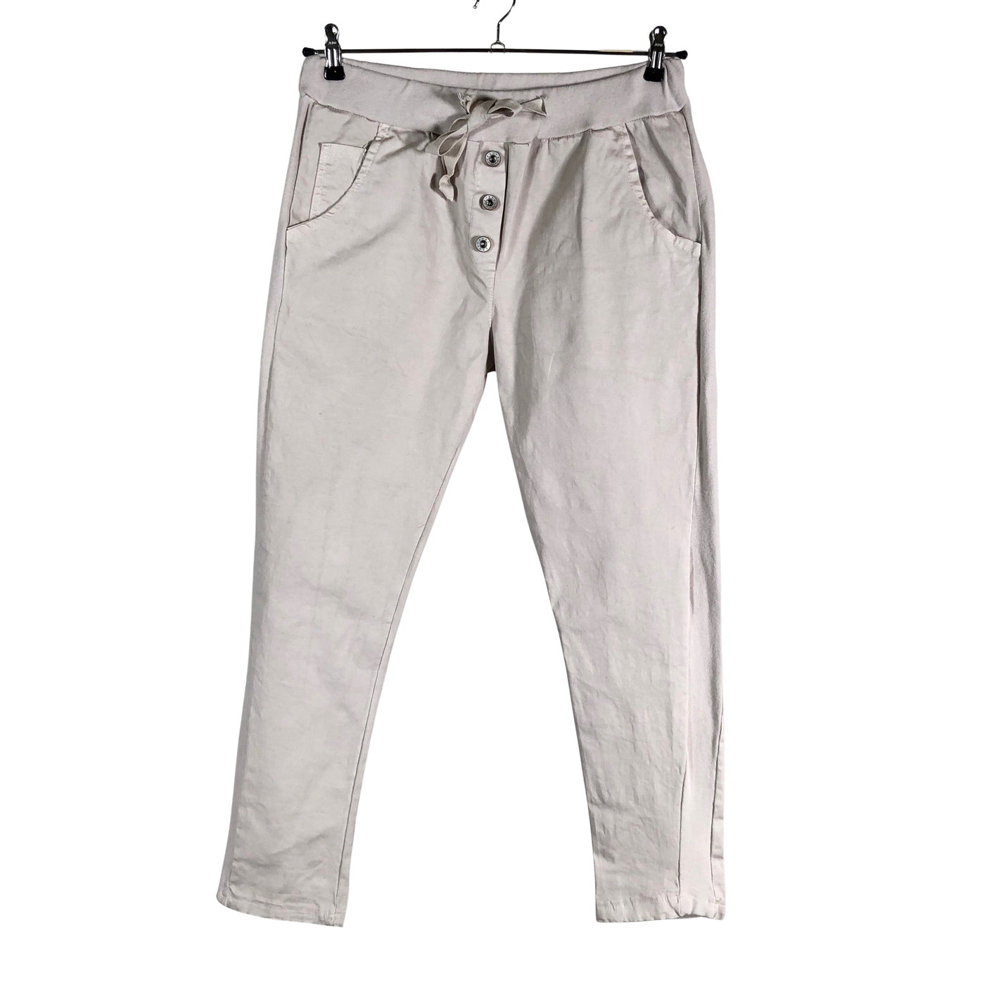 Naisten Perfect Jeans - Kangashousut, koko 36 - Beige (1)