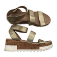 Naisten Steve Madden - Kiilakorkosandaalit, koko 40 - Kulta ()