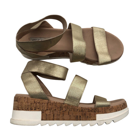 Naisten Steve Madden - Kiilakorkosandaalit, koko 40 - Kulta ()