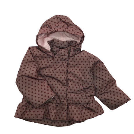 Tyttöjen Name It - Kevyttoppatakki, koko 68 - 74 - Ruskea ()