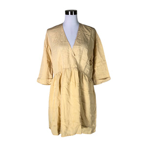 Naisten American Vintage - Sifonkimekko, koko 36 - Keltainen (1)