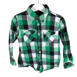 Unisex Lindex - Kauluspaita, koko 98 - 104 - Vihreä (1)