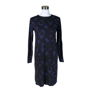 Naisten Marimekko - Trikoomekko, koko 38 - Sininen (1)