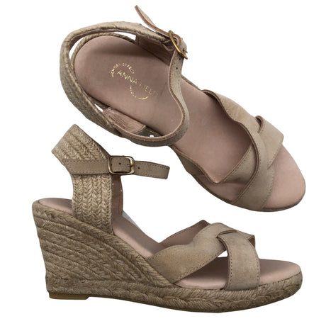 Naisten Anna Field - Kiilakorkosandaalit, koko 38 - Beige ()