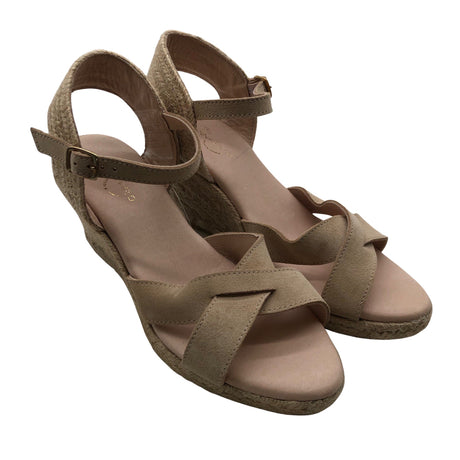 Naisten Anna Field - Kiilakorkosandaalit, koko 38 - Beige (2)