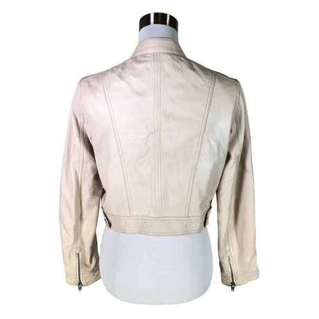 Naisten ROCKANDBLUE - Nahkatakki, koko 40 - Beige (2)