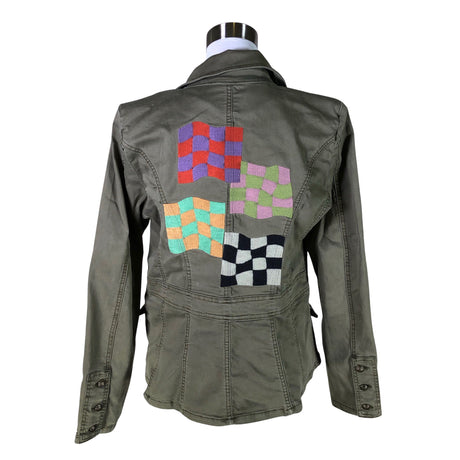 Naisten Culture - Farkkutakki, koko 40 - Vihreä (2)