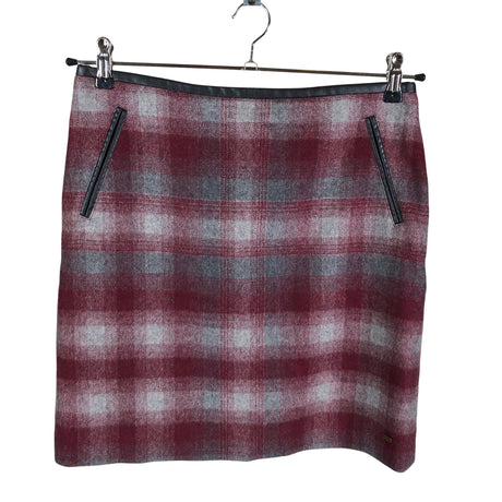 Naisten Tommy Hilfiger - Suora hame, koko 36 - Viininpunainen ()