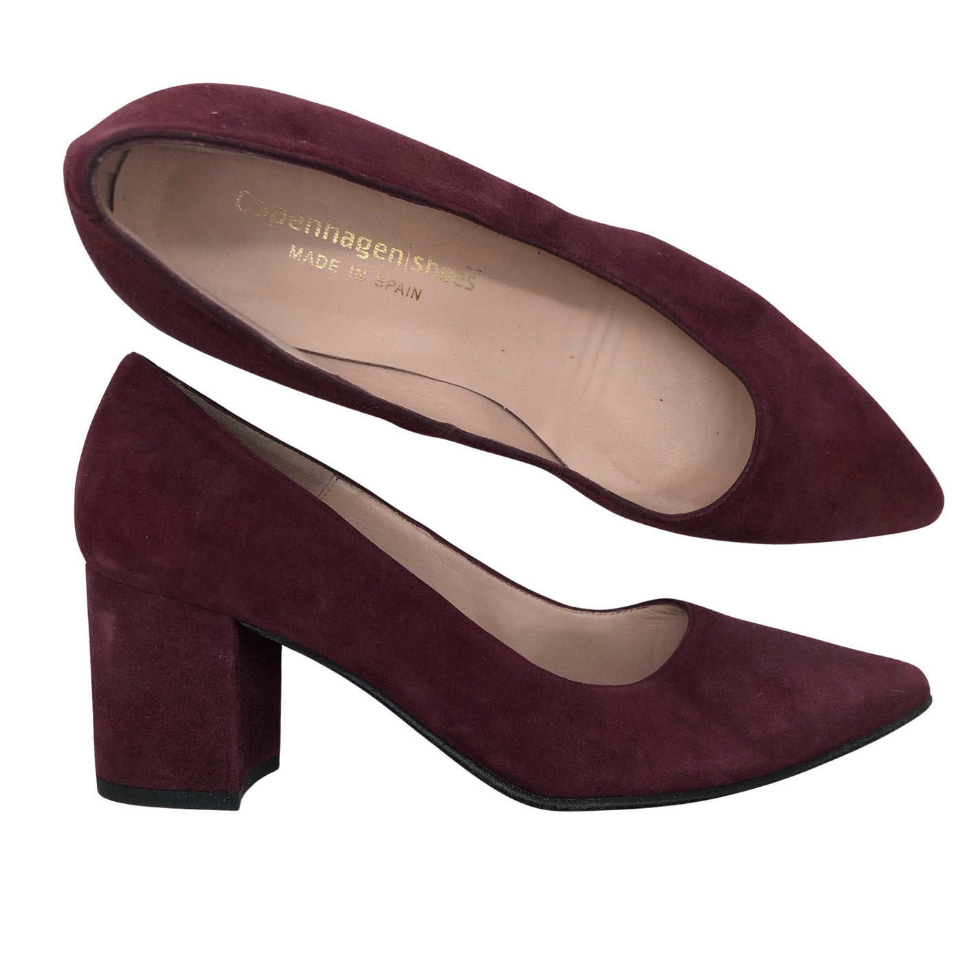 Naisten Copenhagen shoes - Korkokengät, koko 37 - Viininpunainen (1)