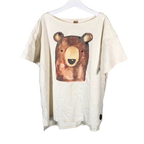 Unisex Blaa - T-paita, koko 146 - 152 - Beige ()