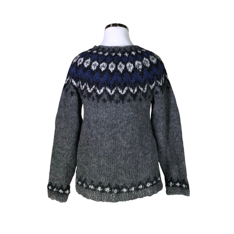 Naisten Handmade - Neulepaita, koko 42 - Harmaa (2)