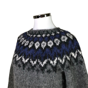 Naisten Handmade - Neulepaita, koko 42 - Harmaa (3)