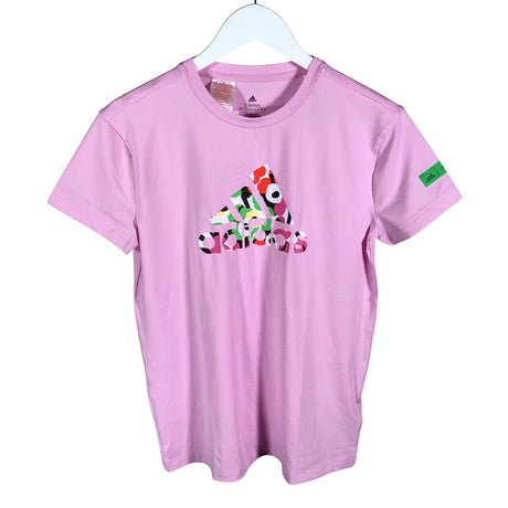 Tyttöjen Adidas - Urheilupaita, lyhyet hihat, koko 158 - 164 - Violetti ()