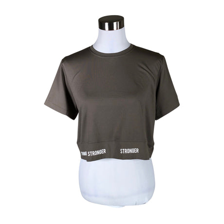 Naisten Stronger - Urheilupaita, lyhyet hihat, koko 40 - Harmaa ()