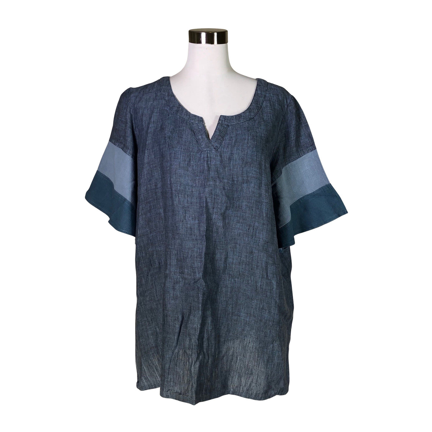 Naisten Handmade - Kangastunika, koko 40 - Sininen (1)