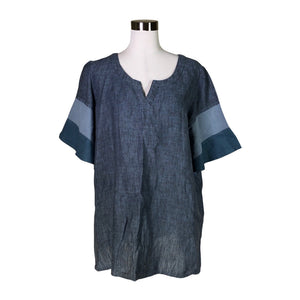 Naisten Handmade - Kangastunika, koko 40 - Sininen (1)
