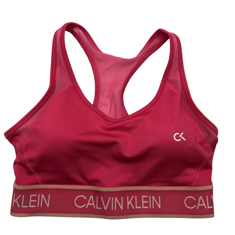Naisten Calvin Klein - Urheilutoppi, koko 38 - Pinkki ()