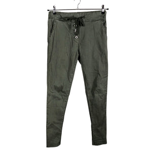 Naisten Perfect Jeans - Kangashousut, koko 34 - Vihreä (1)