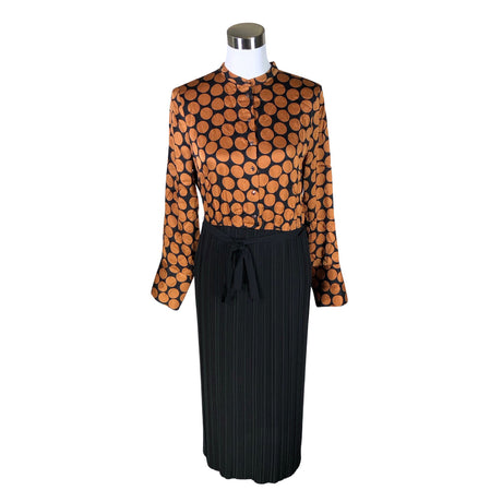 Naisten s.Oliver - Sifonkimekko, koko 38 - Ruskea ()