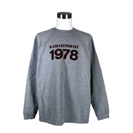 Miesten R-collection - Collegepaita, koko XL - Harmaa ()