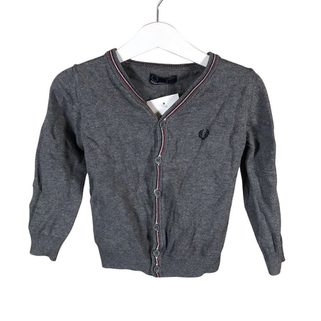 Unisex Fred Perry - Neuletakki, koko 92 - 98 - Harmaa ()