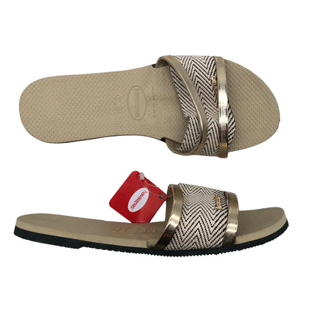 Naisten Havaianas - Sandaalit, koko 37 - Kulta ()