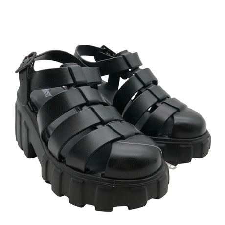 Naisten Melissa - Korolliset sandaalit, koko 37 - Musta (2)