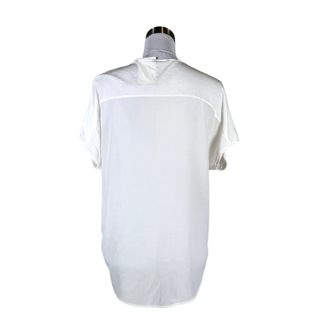 Naisten Massimo Dutti - Lyhythihainen pusero, koko 36 - Valkoinen (2)