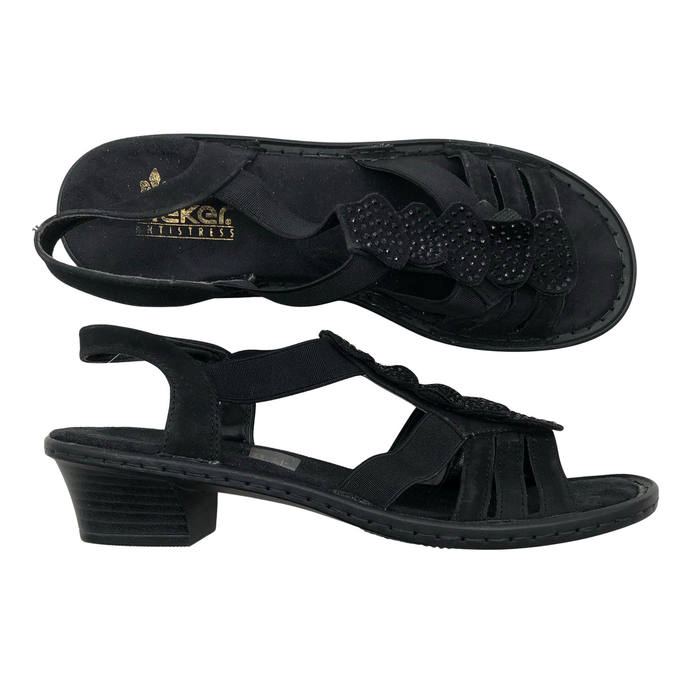 Unisex Rieker - Korolliset sandaalit, koko 38 -  (1)