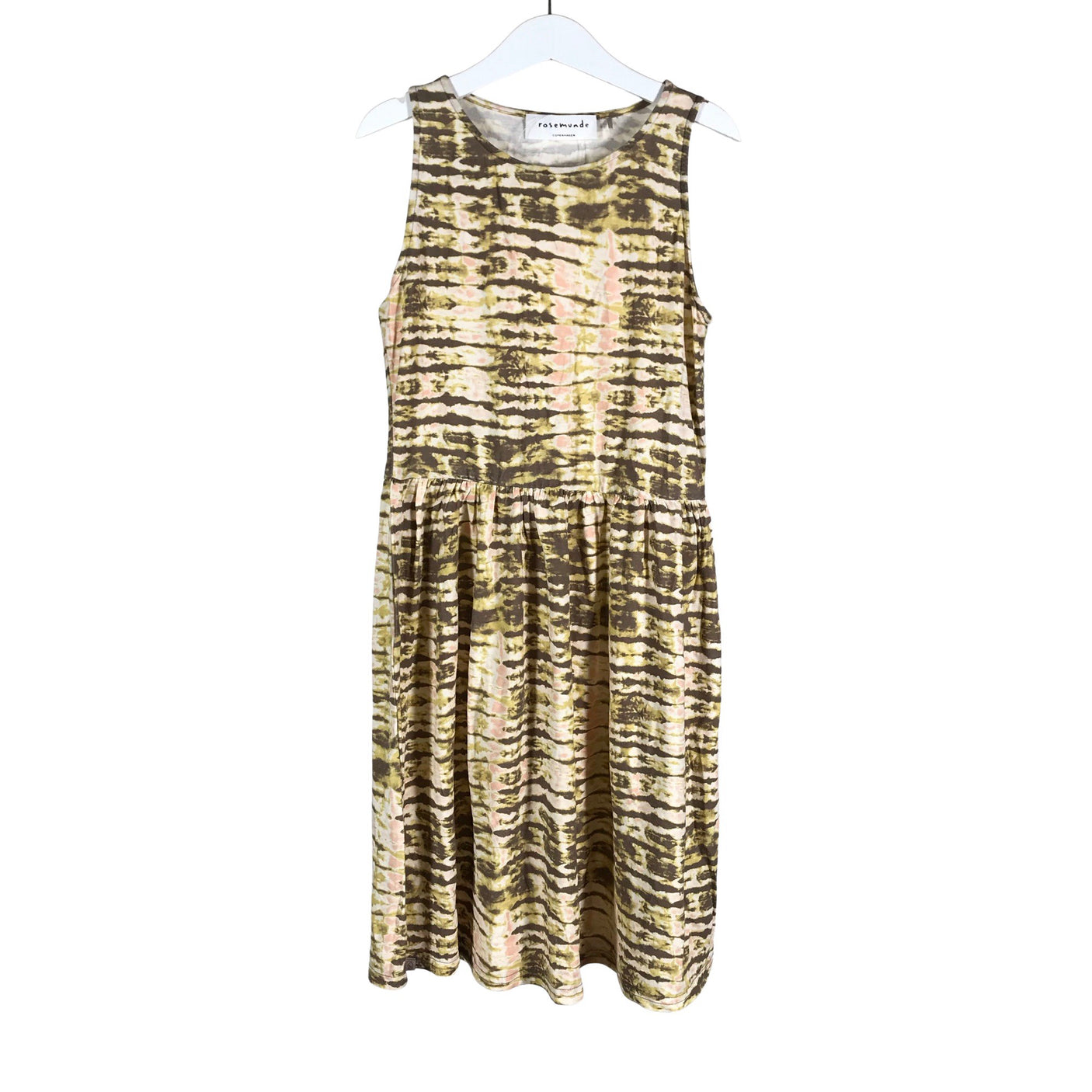 Tyttöjen Rosemunde - Trikoomekko, koko 152 - 158 - Beige (1)