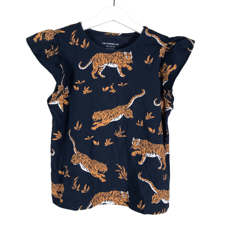 Unisex The Striped Cat - T-paita, koko 134 - 140 -  ()
