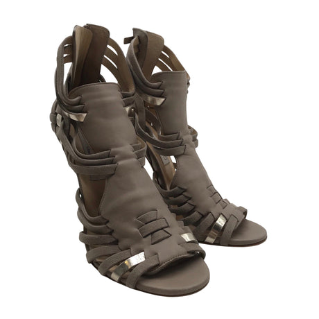 Naisten Jimmy Choo - Korolliset sandaalit, koko 37 - Harmaa (2)