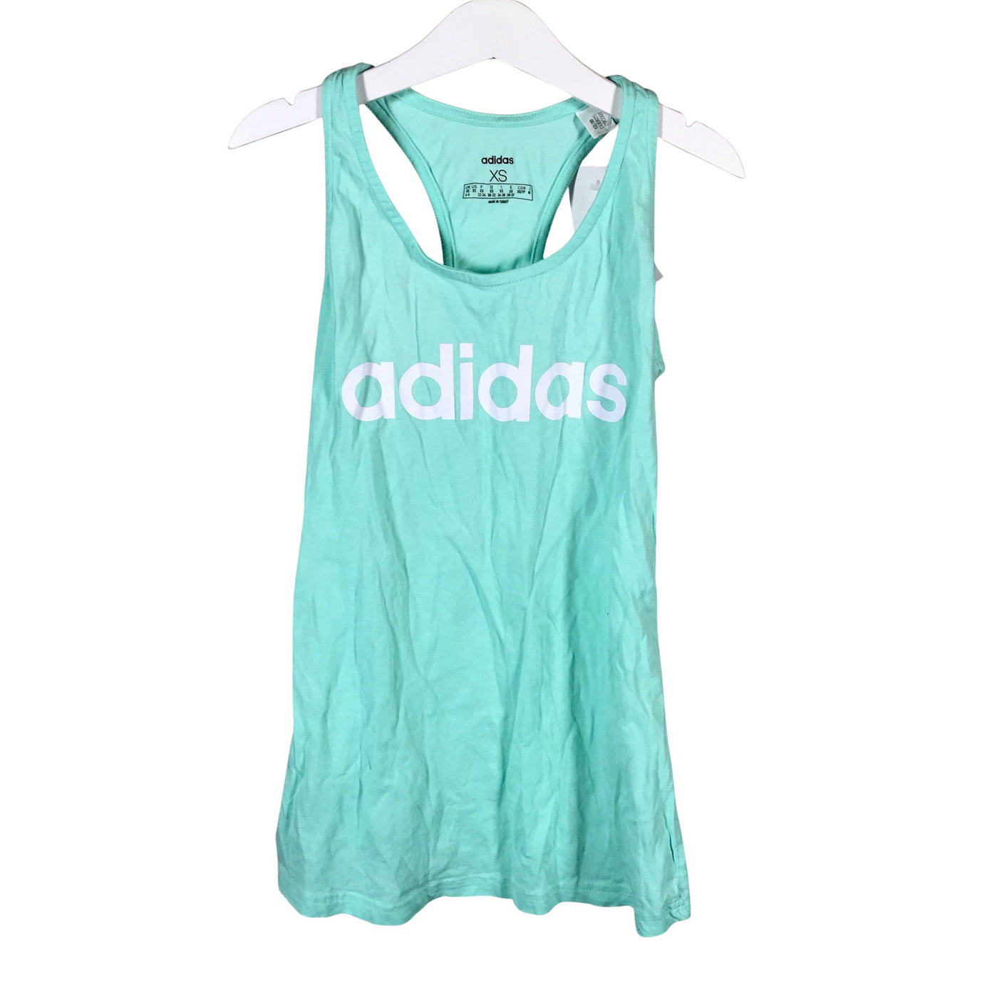 Naisten Adidas - Toppi, koko 32 - Turkoosi (1)