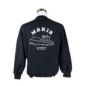 Miesten Makia - Collegepaita, koko S - Musta (2)