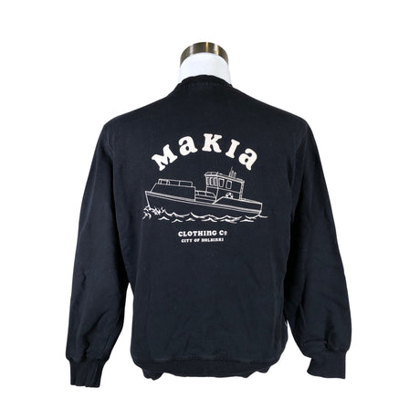 Miesten Makia - Collegepaita, koko S - Musta (2)