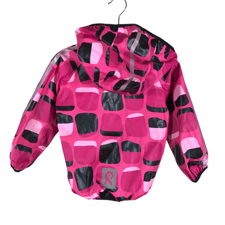 Tyttöjen Reima - Sadetakki, koko 80 - 86 - Pinkki (2)