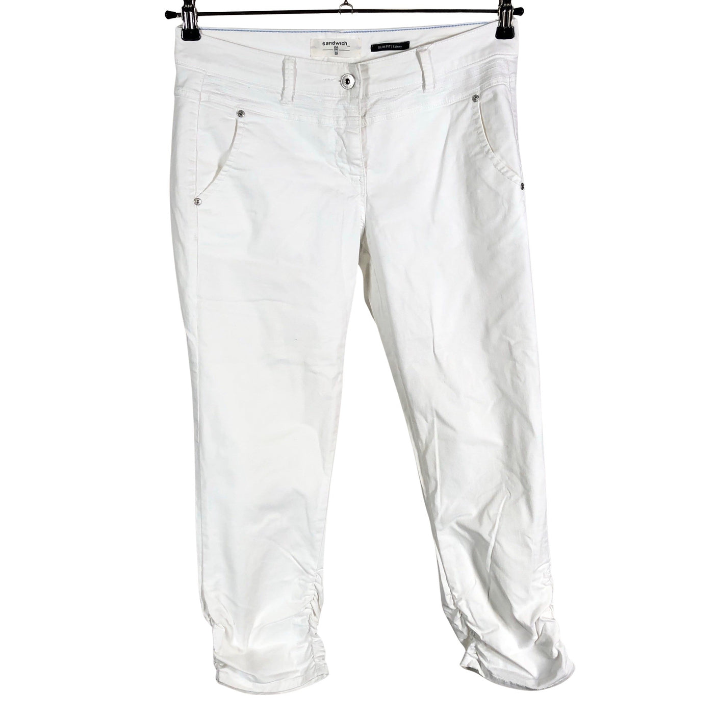 Naisten Sandwich - Kangashousut, koko 36 - Valkoinen (1)