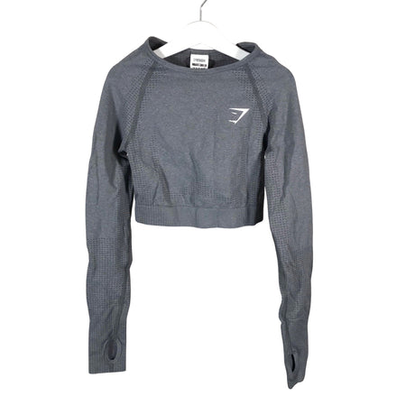 Naisten Gymshark - Urheilupaita, pitkät hihat, koko 34 - Harmaa ()