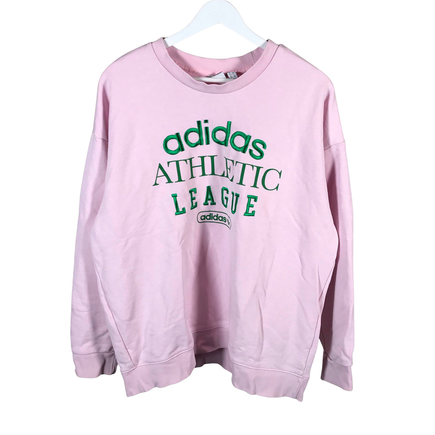 Naisten Adidas - Collegepaita, koko 42 - Vaaleanpunainen (1)