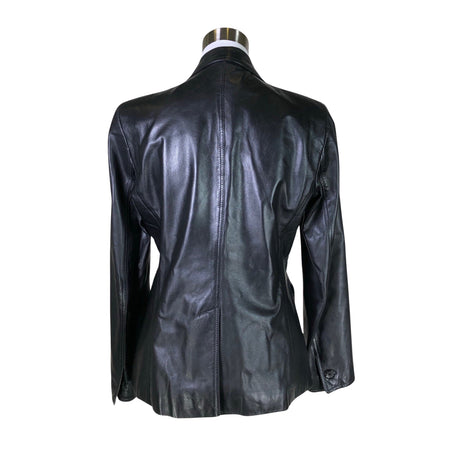 Unisex Massimo Dutti - Nahkatakki, koko 40 -  (2)